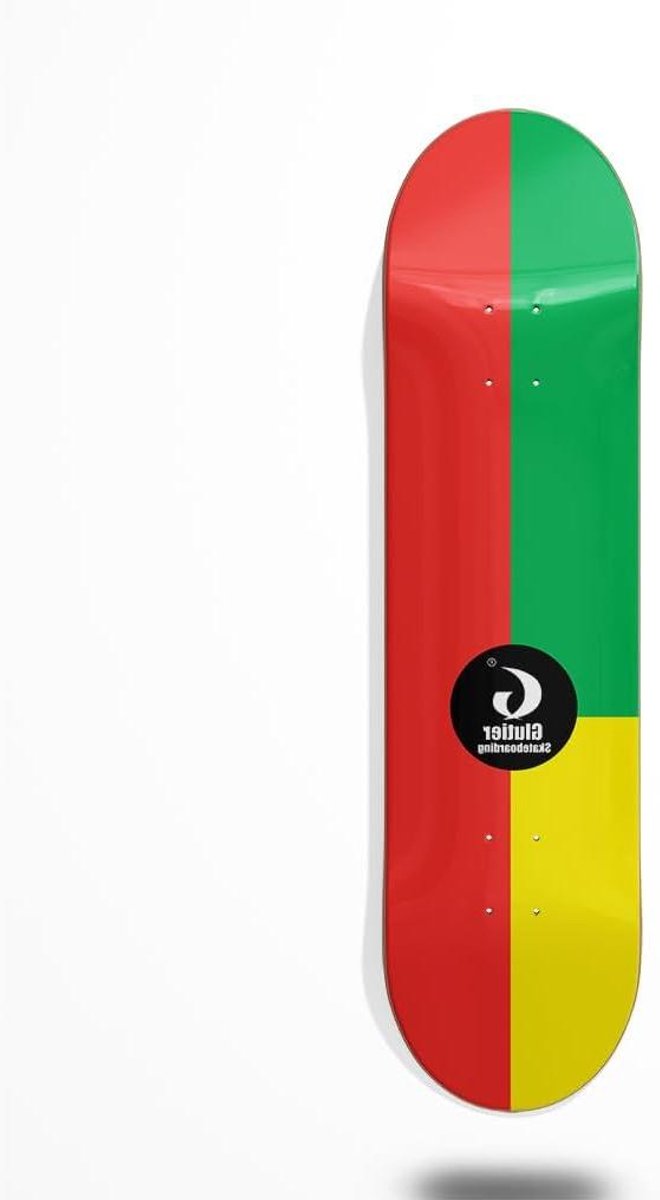 Skateboard Deck Tabla Street Cruisen Kwaliteit Hout 8.25 Inch Rasta
