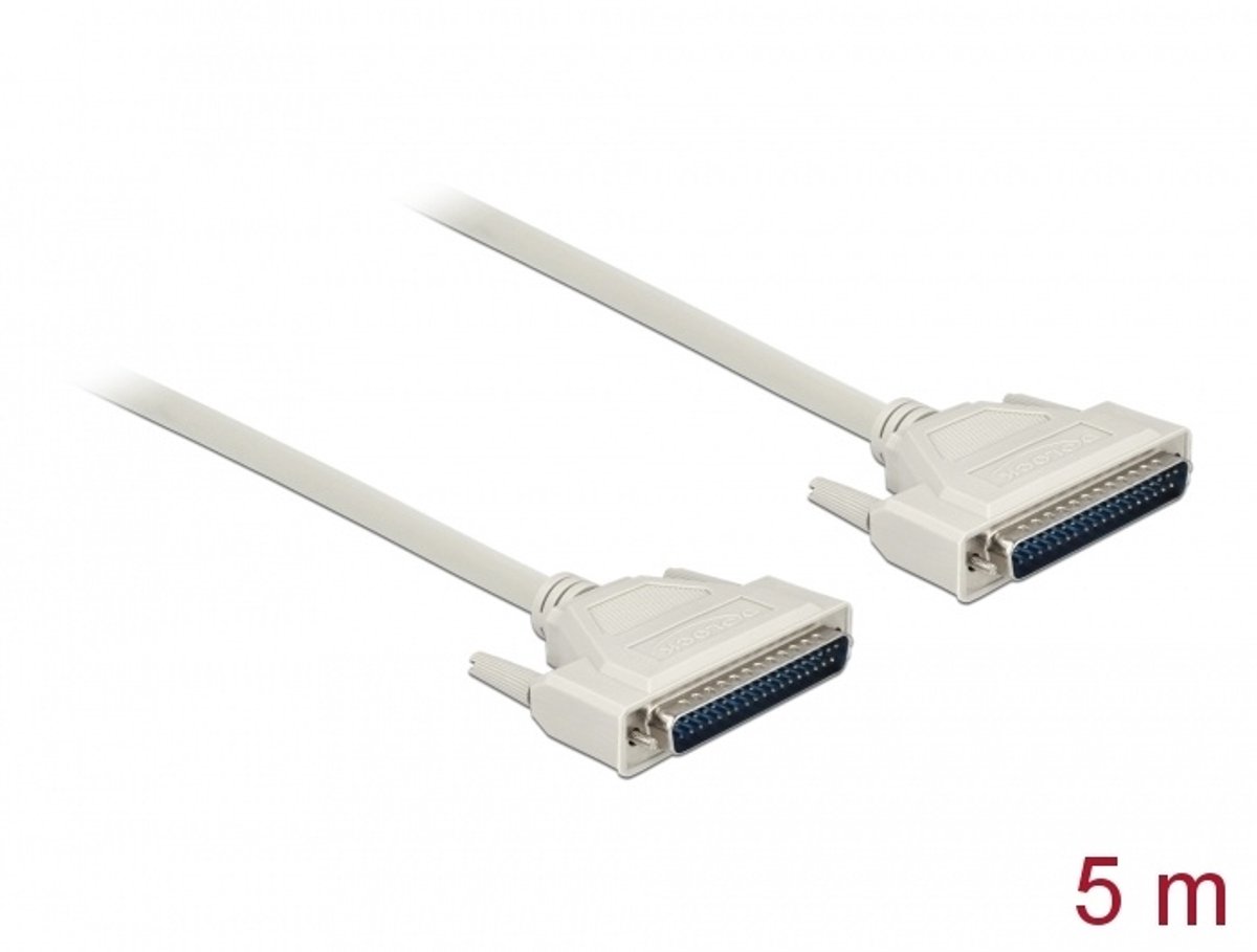 Seriële kabel D-sub 37 mannelijk tot man 5 m