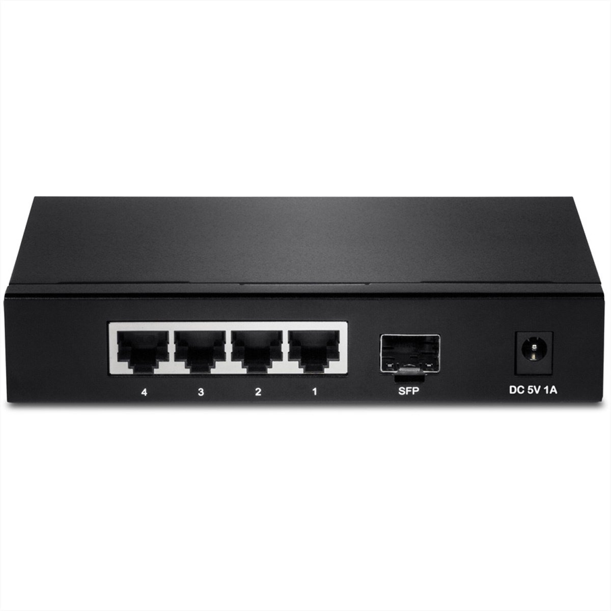 TRENDnet TEG-S51SFP Gigabit Ethernet (10/100/1000) zwarte netwerkswitch