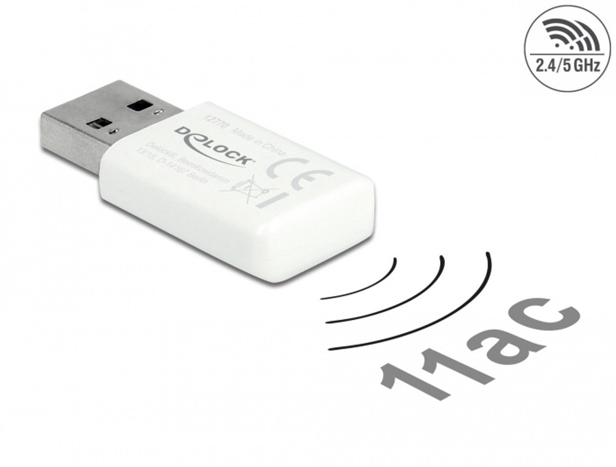 USB 3.0 dual-band WLAN ac/a/b/g/n microstick 867 + 300 Mbps