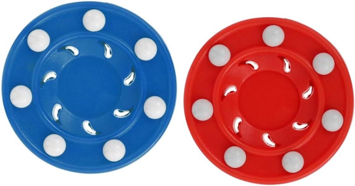 Trainingspucks - Sportpucks Hockey - Roller Hockey Oefenen - Duurzaam PP Materiaal - 7.5 x 7.5 x 3 cm
