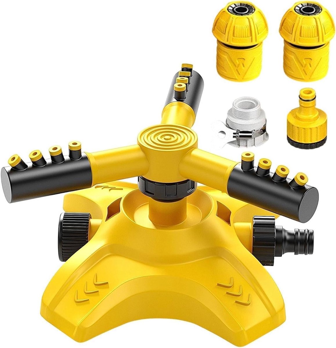 Tuinsproeier - Gazon sproeier - Automatisch Bewateren - 360 Graden Draaibaar - 60-80 m² Bereik - Groen