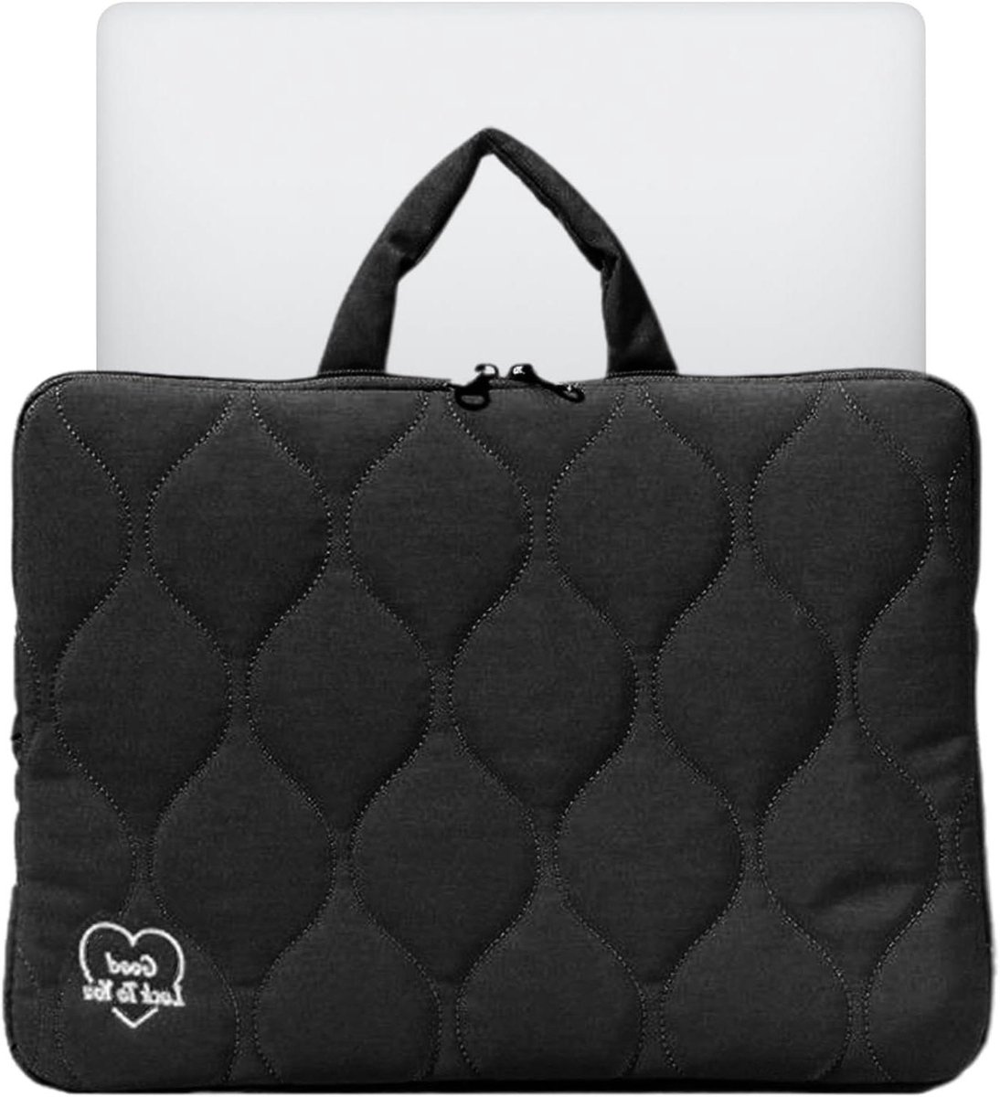 Laptoptasje - Computerhoes - Veilig Transport - Lichtgewicht Beschermend - 35x26x4 cm - Zwart
