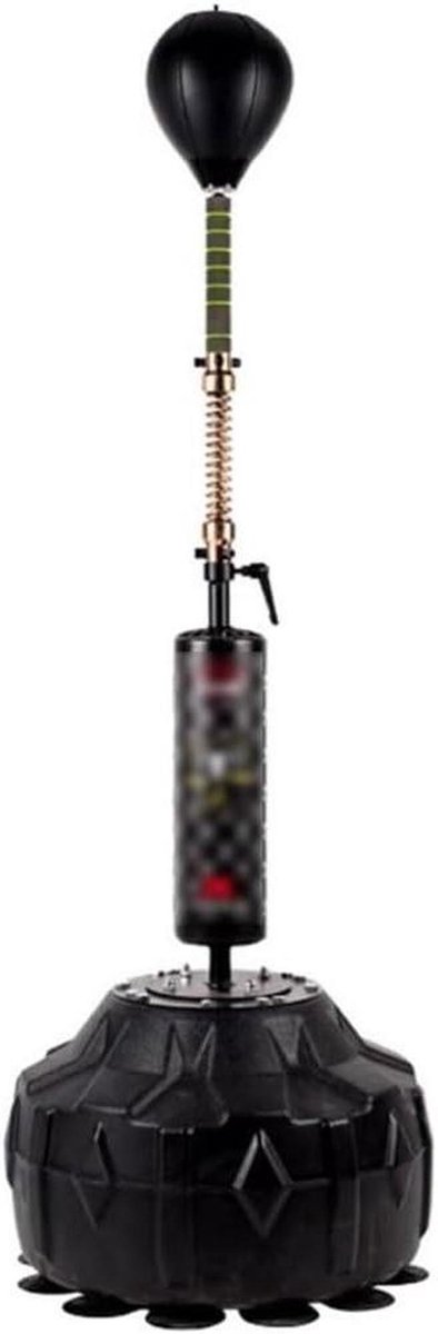 Verticale Bokszak - Speed Ball - Reactievermogen Trainen - In Hoogte Verstelbaar - 150-180 cm - Zwart