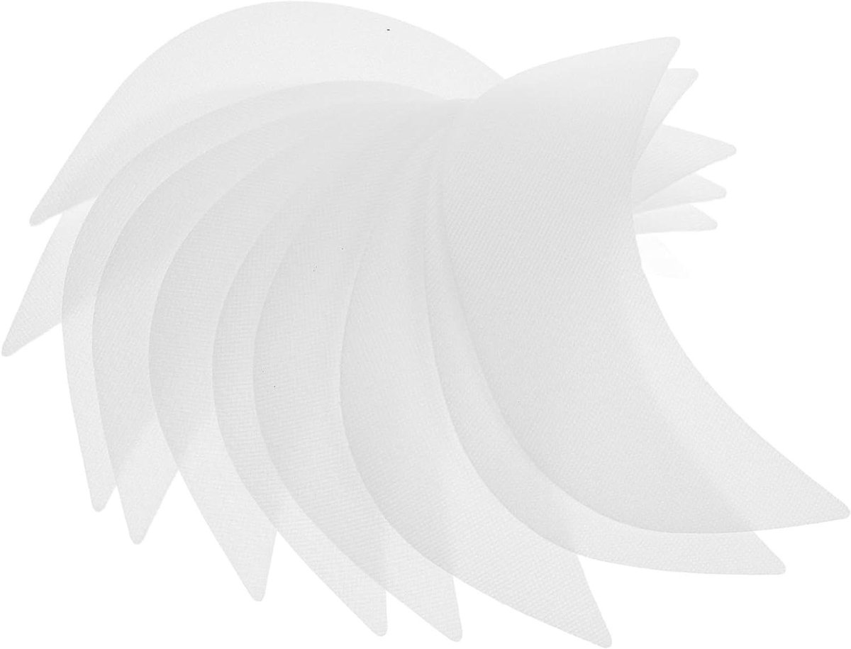 Hoedrand Inzetstukken - Pet Vormers - Hoeden Reparatie - Universele Pasvorm - 20 Stuks - Wit