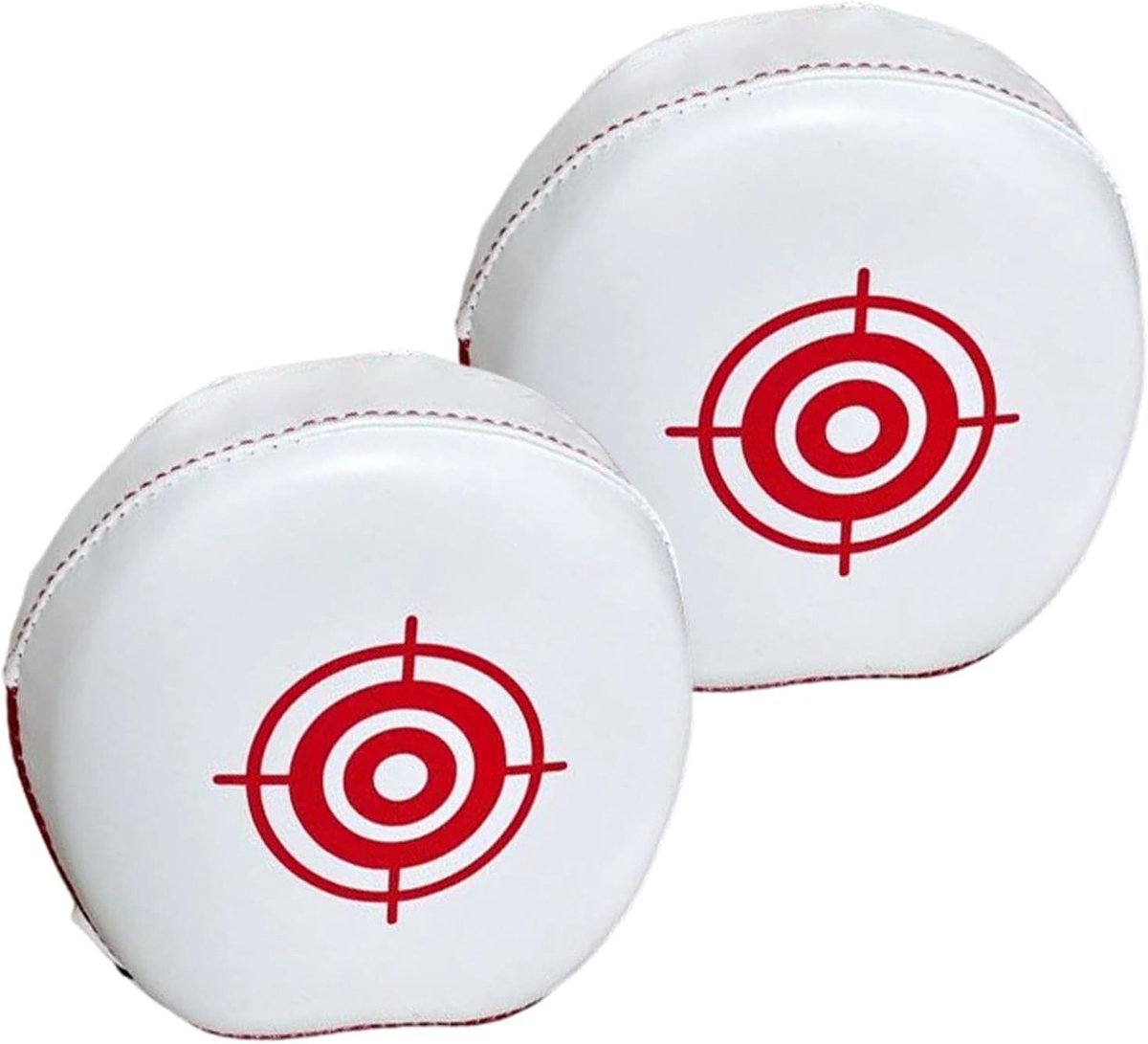 Boksen Stootkussens - Handdoel Training - Vechtsport Verbeteren - Responsieve Schokcontrole - 17 x 16 cm - Rood