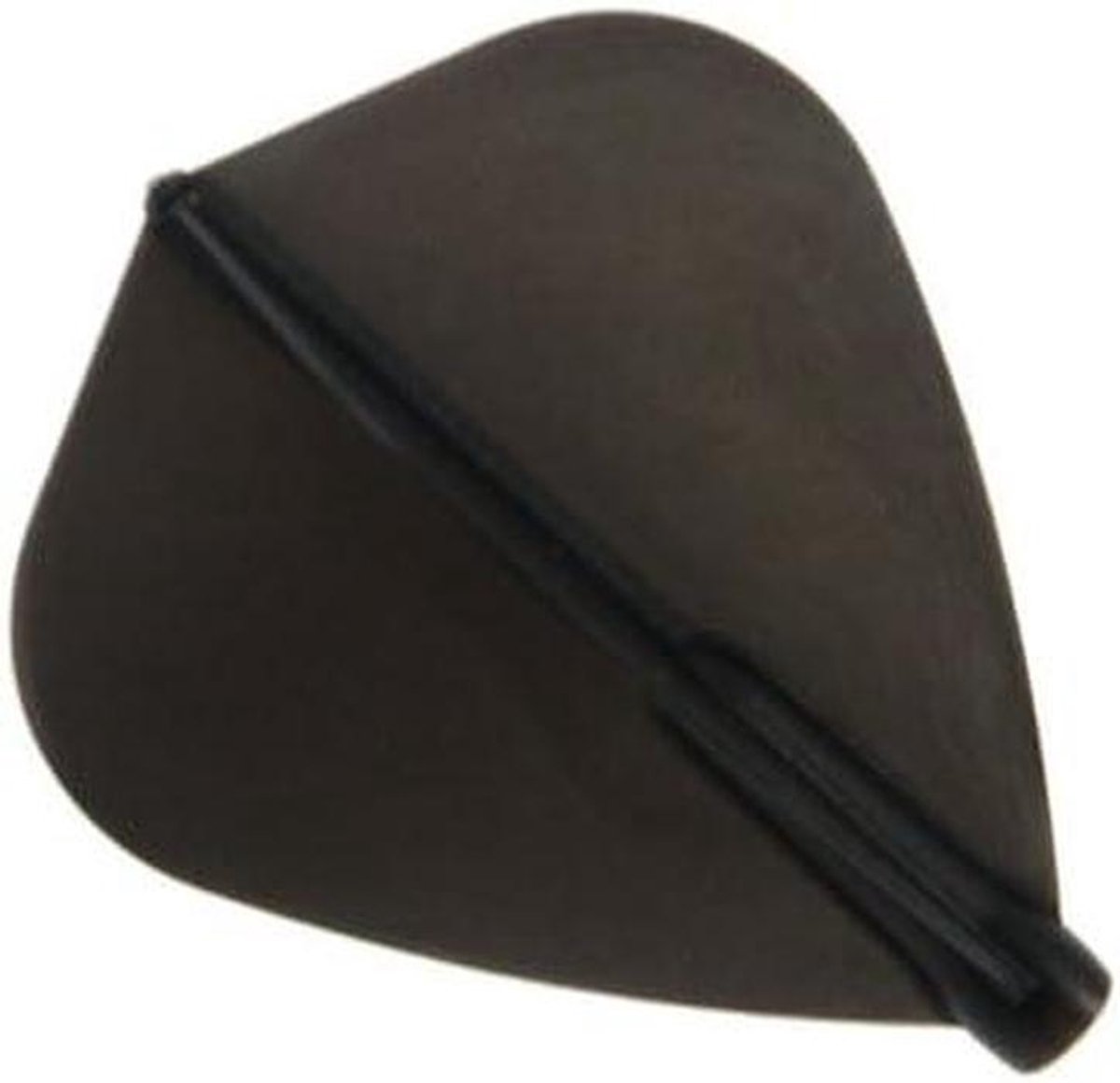 Dart Flights - Volo Kite - Darts Spelen - Push-in Systeem - 6 stuks - Zwart