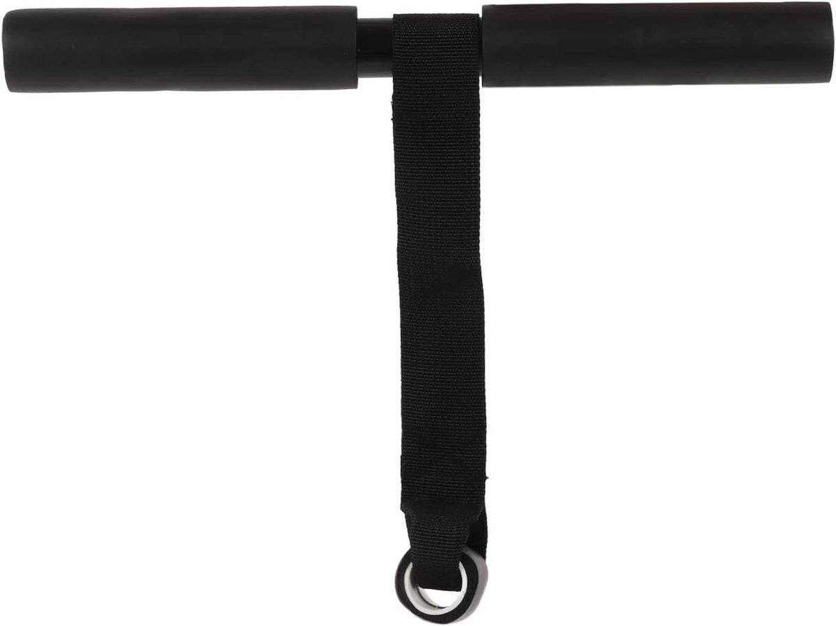 Zitstang Deur - Fitness Hulpmiddel - Buikspier Training - Geen Montage Nodig - 30 cm Buislengte - Zwart