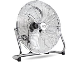 Metalen Ventilator - Vloer Ventilator - Frisse Lucht Creëren - App Bediening Oscillerend - 45 cm Diameter - Zilver
