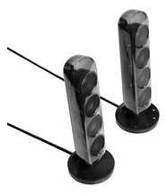 Harman Kardon SoundSticks 5 - 2.1 Design Speaker Set met Subwoofer - Bluetooth Luidsprekersysteem - Transparante Dome - Desktop & Home Audio - Zwart
