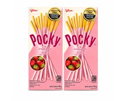Pocky Bisquit Strawberry 2 stuks