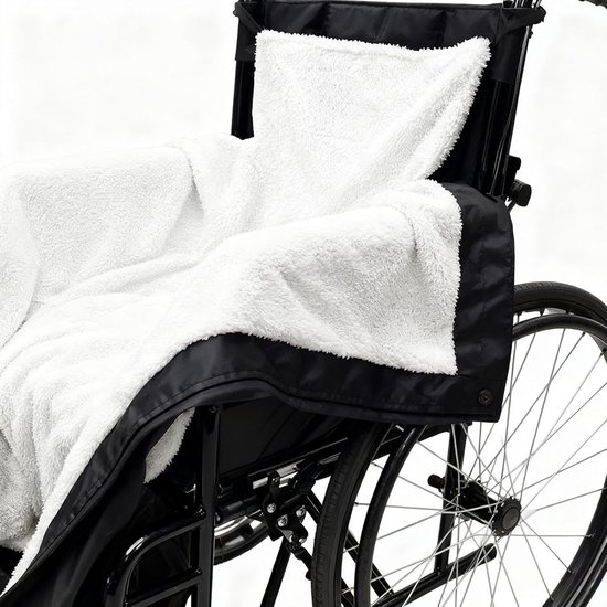 Voetenzak Rolstoel - Warme deken - Buitencomfort - Waterdicht en winddicht - 130 x 42 cm - Grijs — afbeelding 5