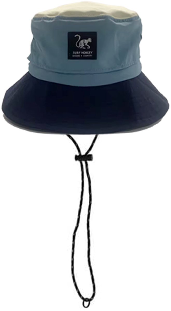 Waterdichte booniehoed voor heren/dames - One size - Opvouwbaar (blauw)