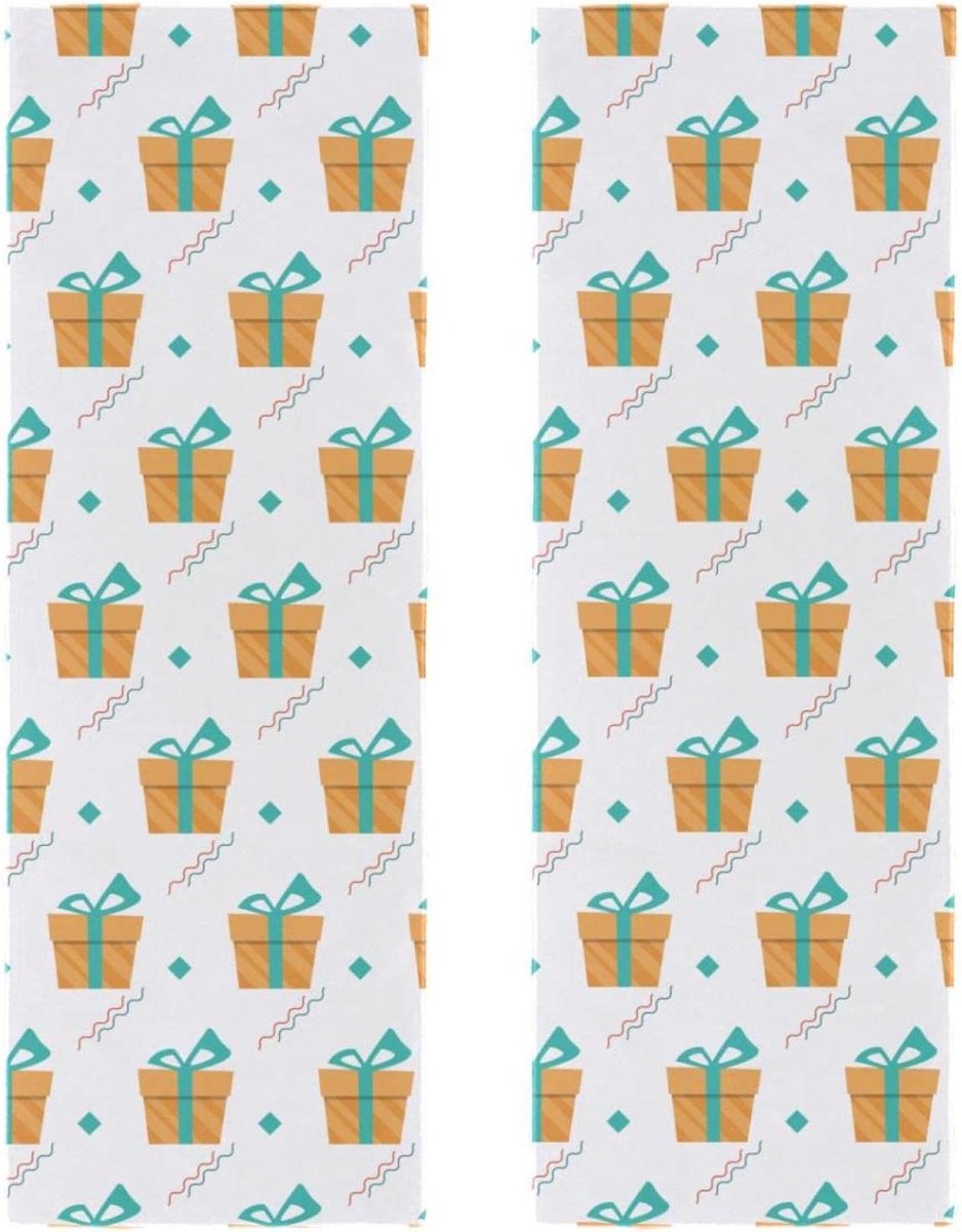 Microvezel Handdoek - Sport Handdoek - Zweet Absorberen - Sneldrogend Lichtgewicht - 2 Pack - Veelkleurig