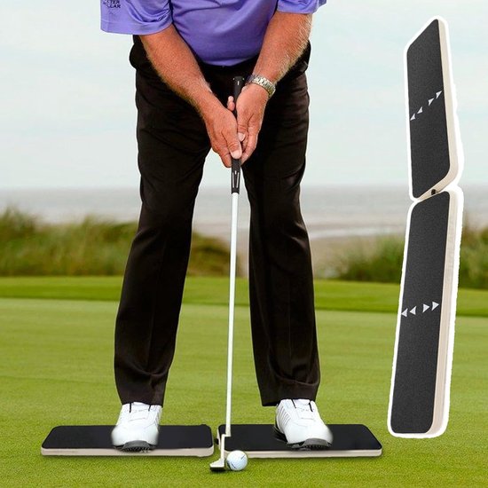 Golf Balansbord - Swing Trainer - Sport Stabiliteit - Continue aanpassing - 36 x 23 cm - Zwart van GOLF — afbeelding 2