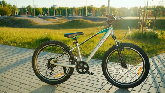 Verdant Kinderfiets voor jongens van 6 tot 10 jaar, 20 inch, 6 versnellingen, Shimano kinderfiets, verstelbare hoogte (Zilver) van Verdant — afbeelding 2