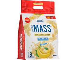 Mass Gainer - Original Critical Mass - Applied Nutrition - 6000 g Banaan
