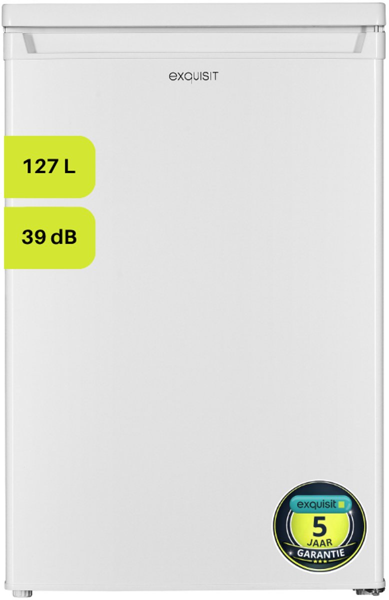 Bol.com Exquisit KS16-V-040EW - Tafelmodel Koelkast - Vrijstaand - 5 Jaar Garantie - 127 Liter - Wit aanbieding