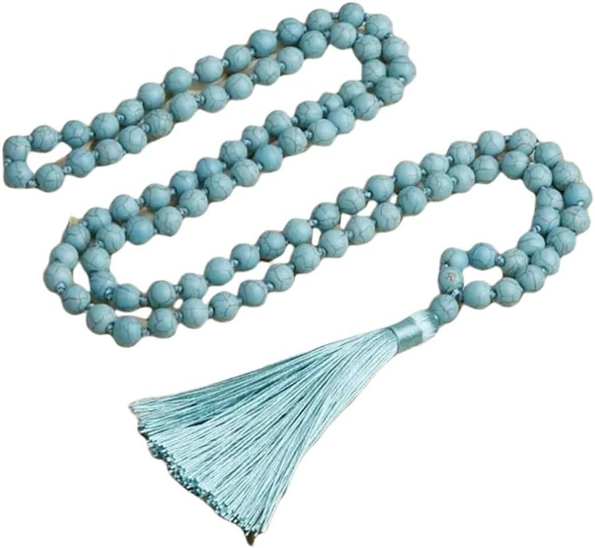 Gebedssnoer Mala - Meditatie Ketting - Spirituele Beoefening - Natuursteen Kralen - 108 Kralen - Multicolor