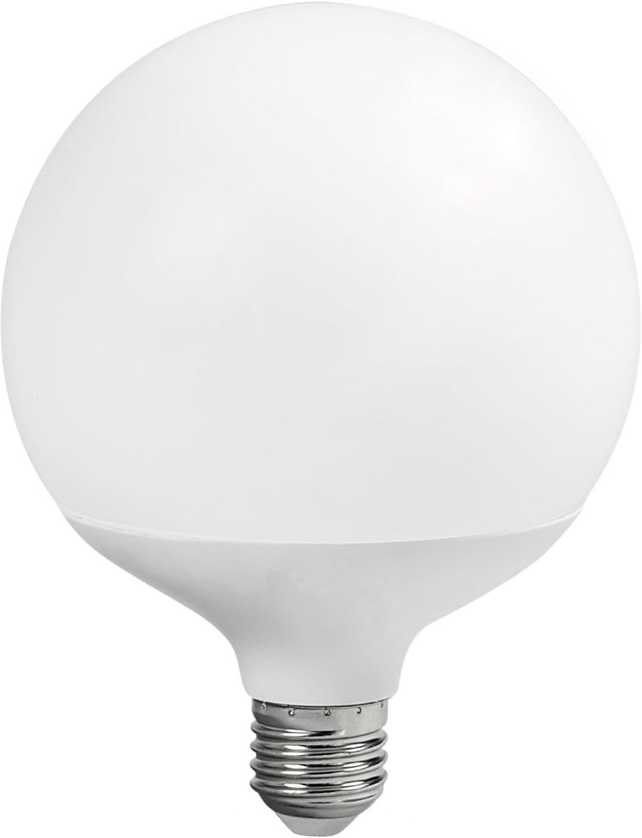 Ledlamp Globe - Grote bol - Sfeervol verlichten - Warm wit licht - E27 fitting - Wit