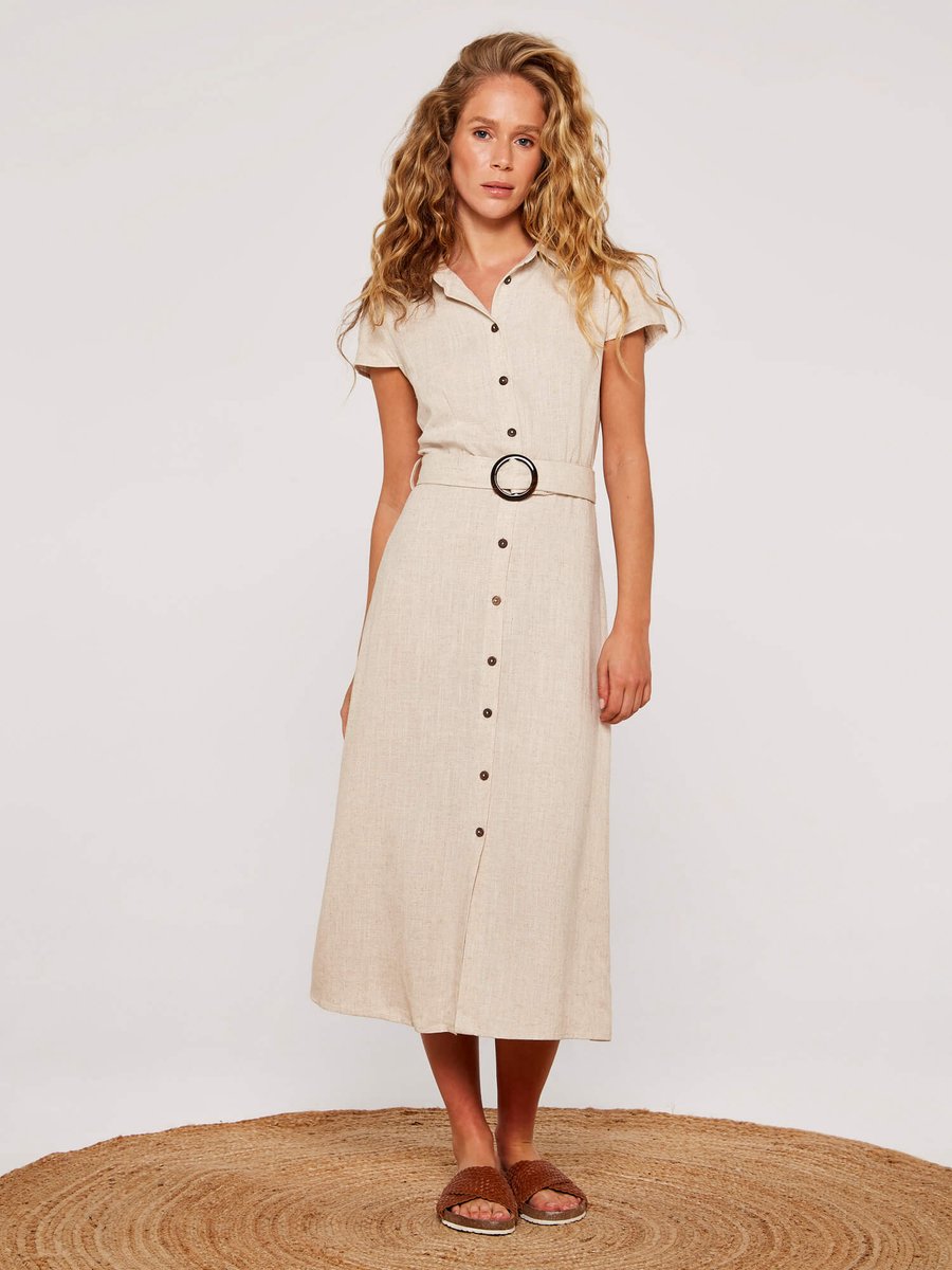 Vintage-jurk met knopen