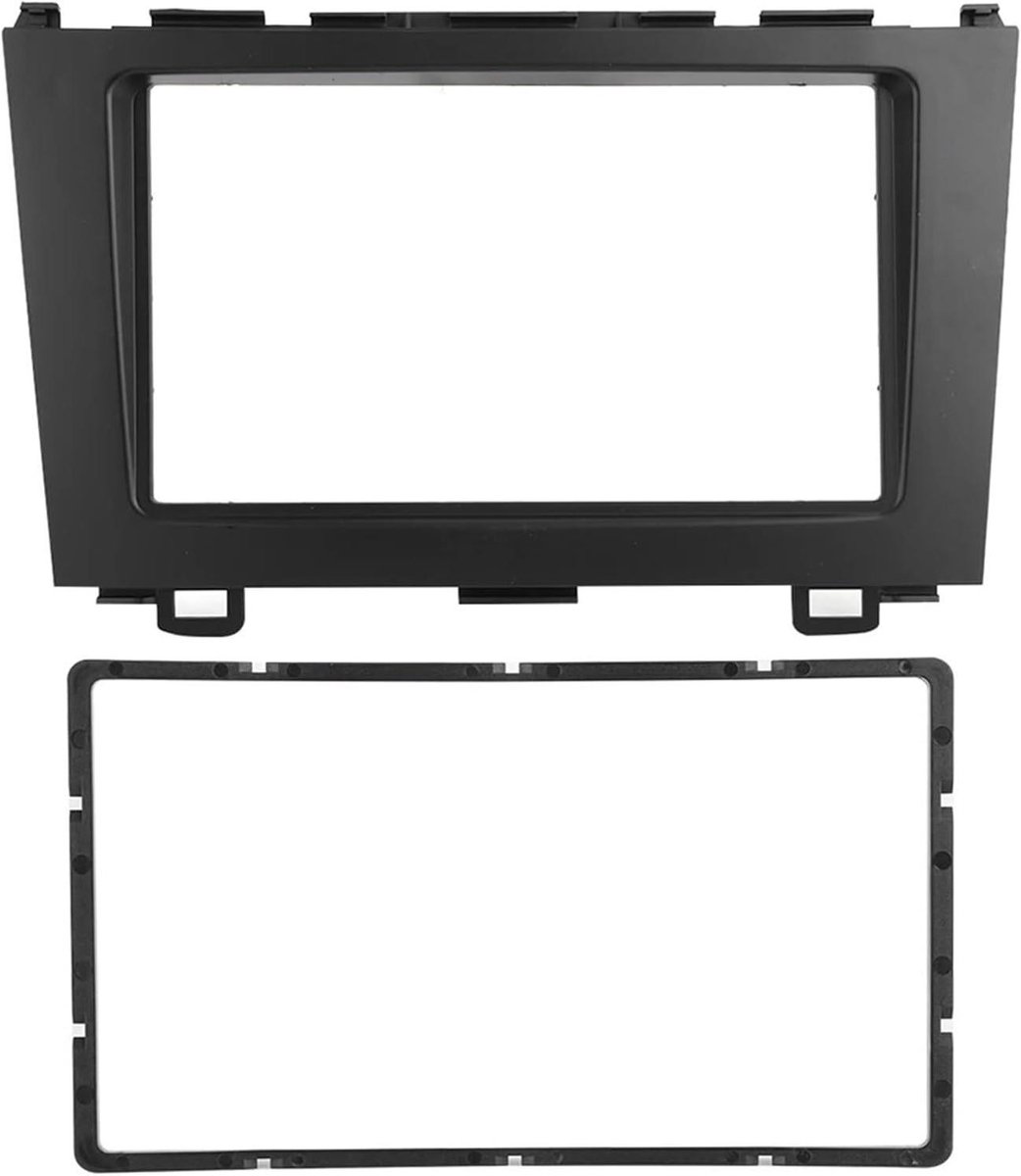 Auto Radio Frame - Dashboard Paneel - Auto Interieur - Directe Vervanging - 2 Din - Zwart