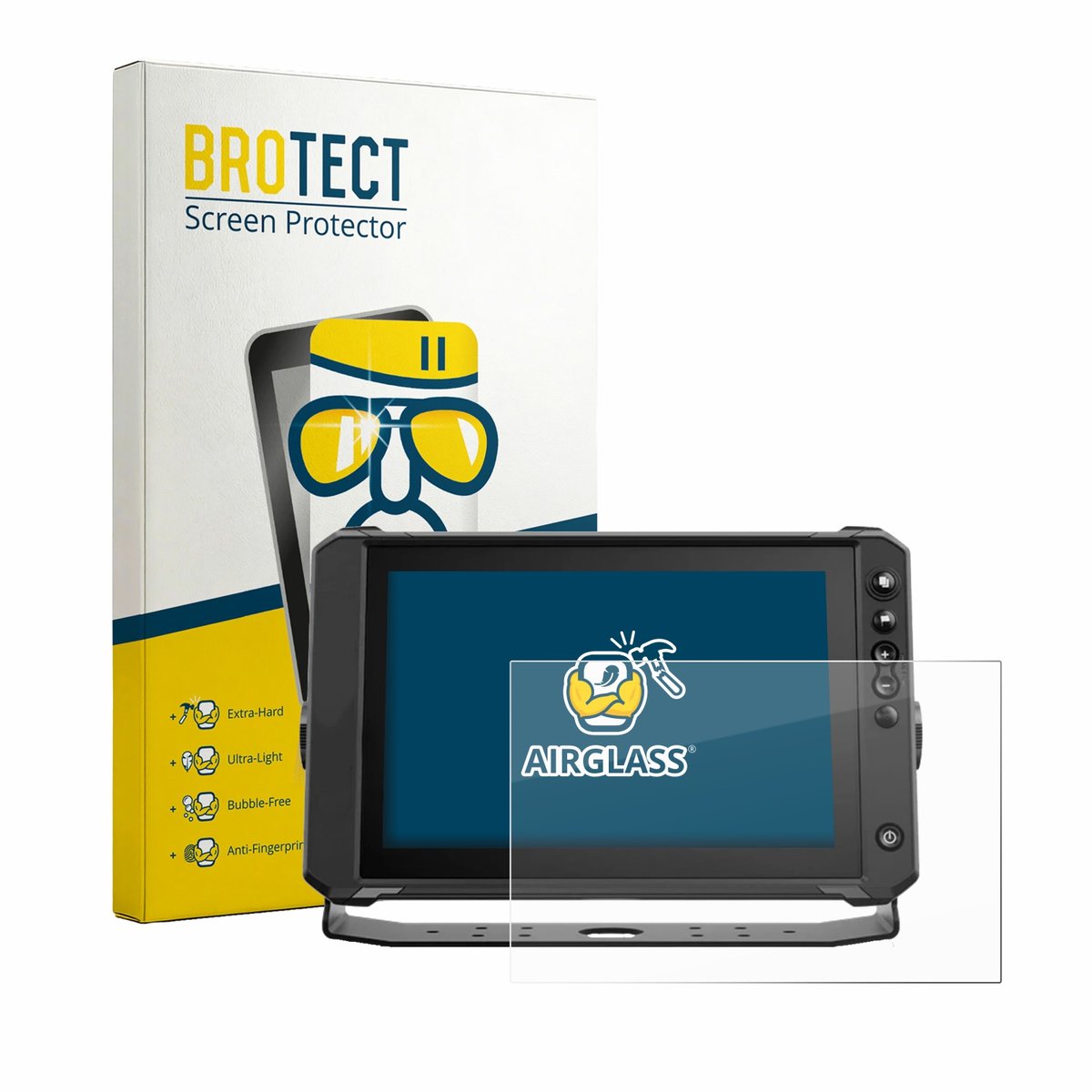 Screenprotector voor Lowrance Elite FS 12 Beschermglas transparant