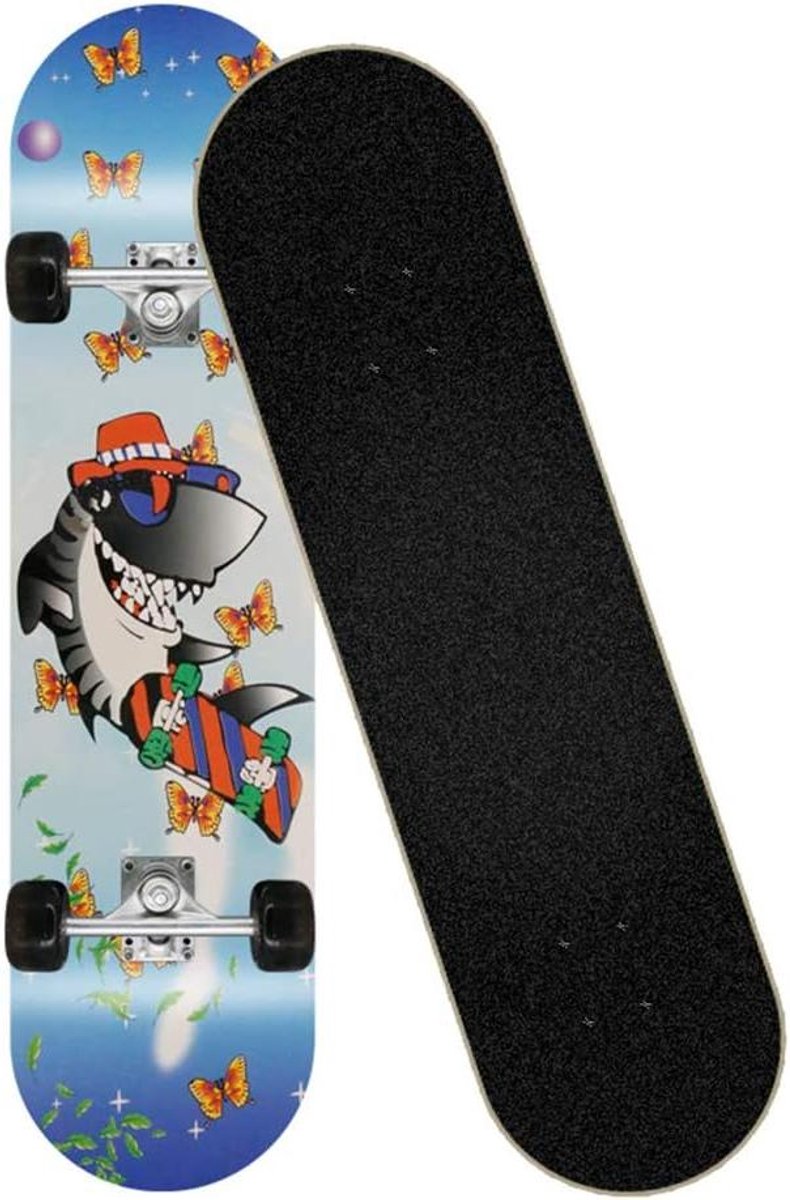 Compleet Skateboard Cruiser Trickboard Beginners Stunts Dubbele Kick Dek 31 x 8 inch C