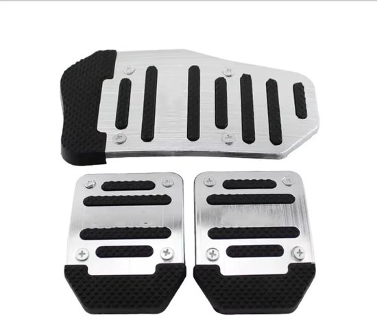 Auto Pedaal Covers Rempedaal Auto Gaspedaal Antislip Pedalen Racing Vervangende Sport Aluminium Automatische(Automatic Red Set) — afbeelding 3