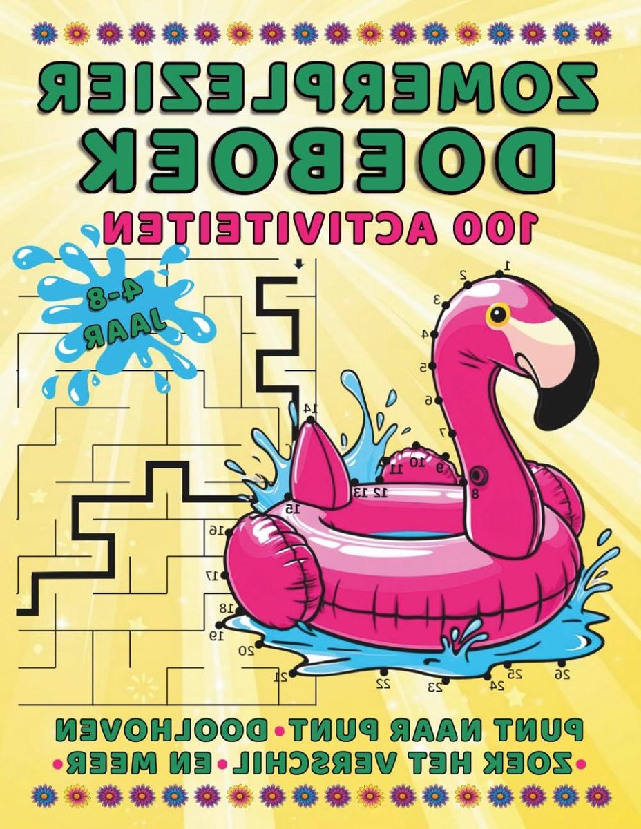 Zomerplezier Doeboek - Activiteitenboek Kinderen - Spelend Leren - 100 Verschillende Spelletjes - 21.59 x 27.94 cm - Kleurrijk