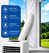 Airco raamafdichtingskit Universeel - Raam Afsluiten 400CM - Voor Mobiele Airco – Houdt Warme Lucht & Insecten Buiten - Kylians