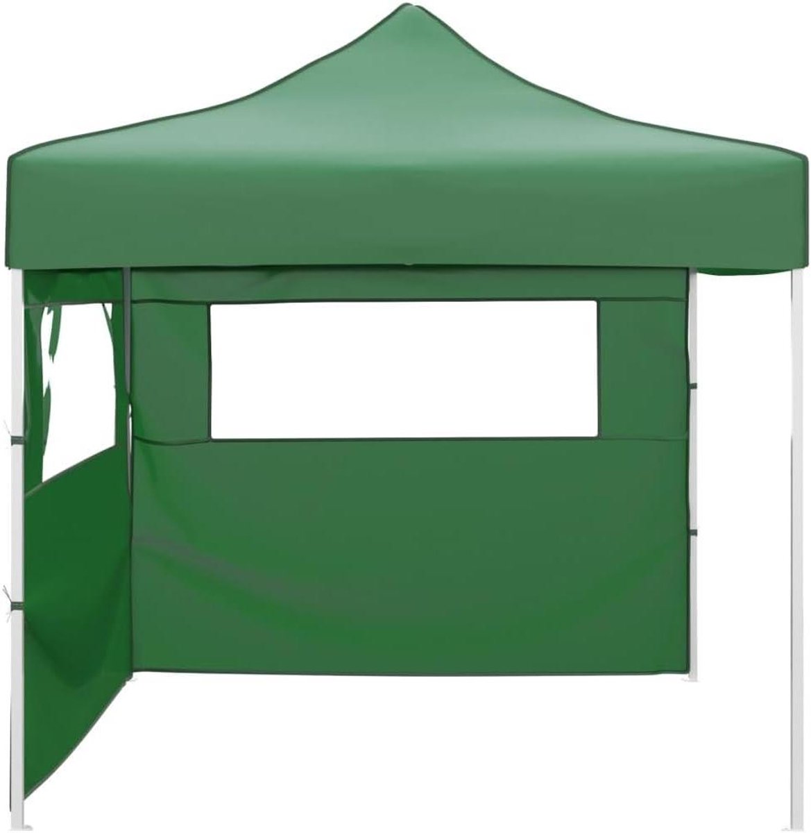Opvouwbaar Tuinpaviljoen - Partytent Tent - Buitenfeesten Organiseren - Gereedschapsloze Opbouw - 291 x 291 x 315 cm - Groen