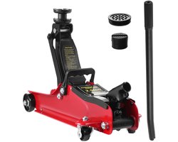 Cellista Hydraulische Vloerkrik 2.5 Ton - Lage Profiel Garagekrik - Autokrik 85-365mm - Hefkrik Staal - Auto Onderhoud Krik