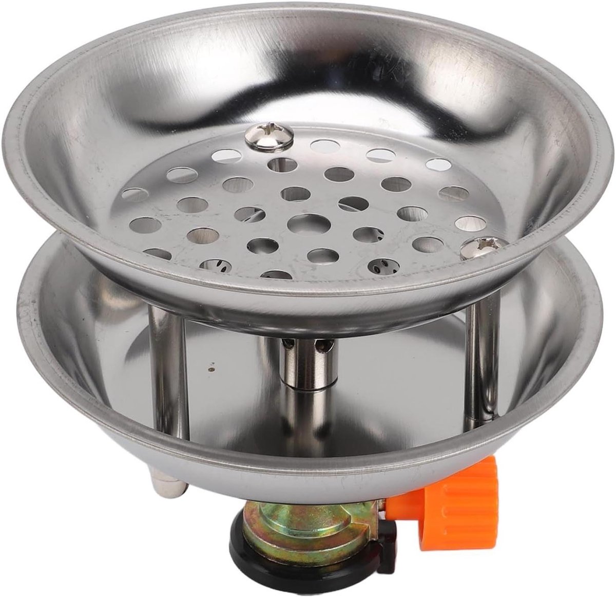 Houtskool Starter - Buitenoven Aanmaak - Outdoor Koken - Roestvrij Staal - 14x14x13 cm - Zilverkleurig