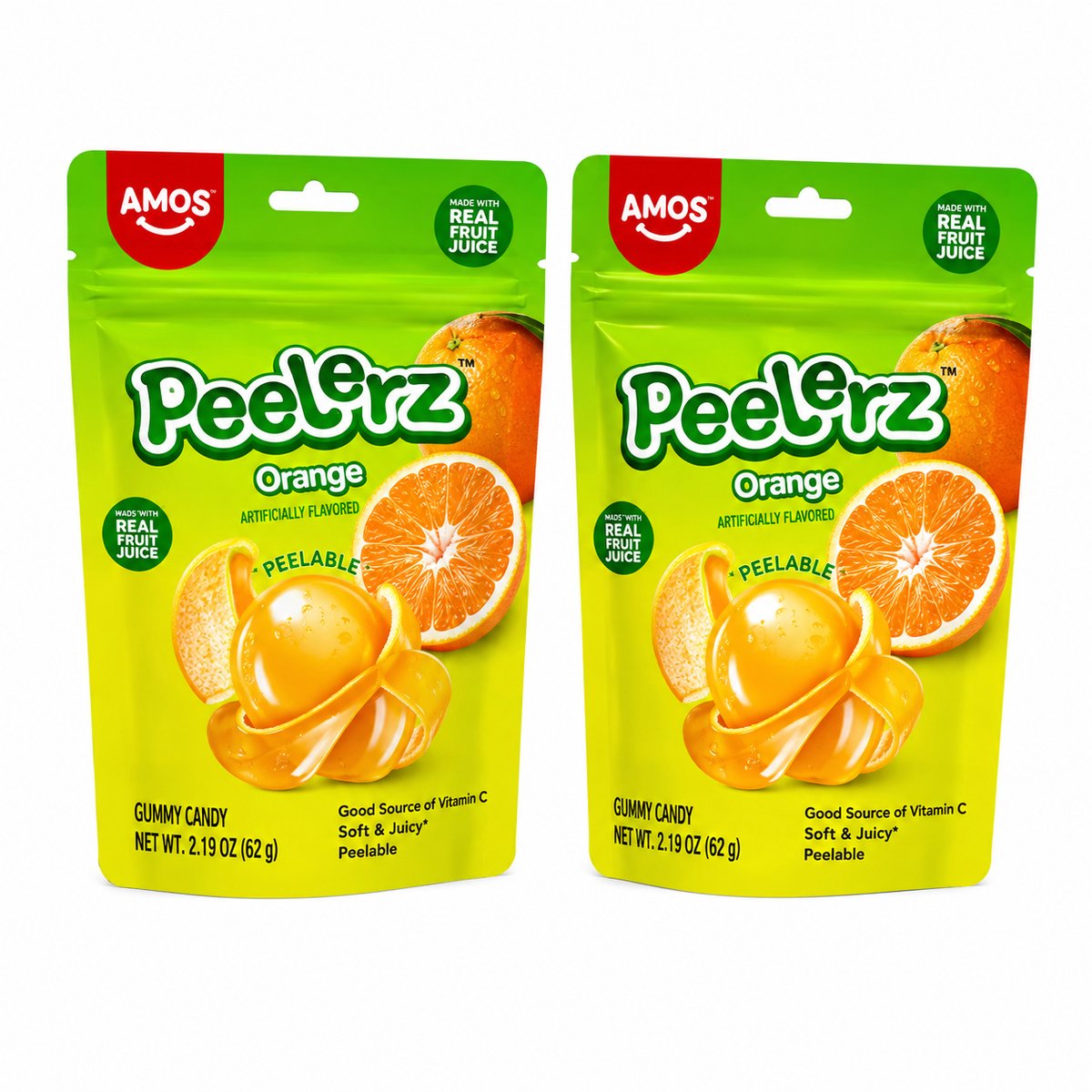 Amos Peelerz Orange 2 Stuks