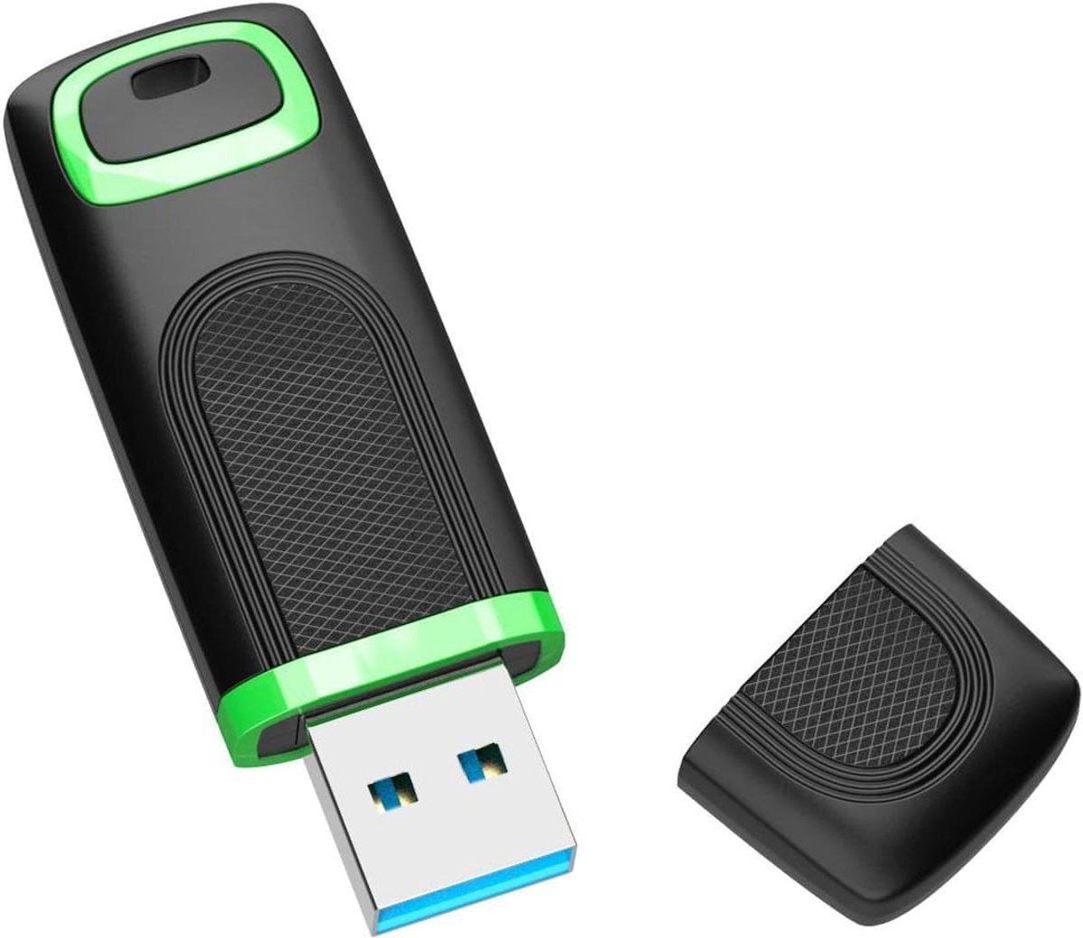 USB-stick - Geheugenstick - Bestanden Opslaan - Snelle USB 3.0 - 32 GB - Zwart Groen