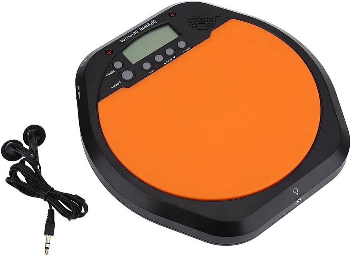 Digitale Drum - Metronoom Oefenpad - Ritme Oefenen - 3 Oefenmodi - 30-280 BPM - Zwart
