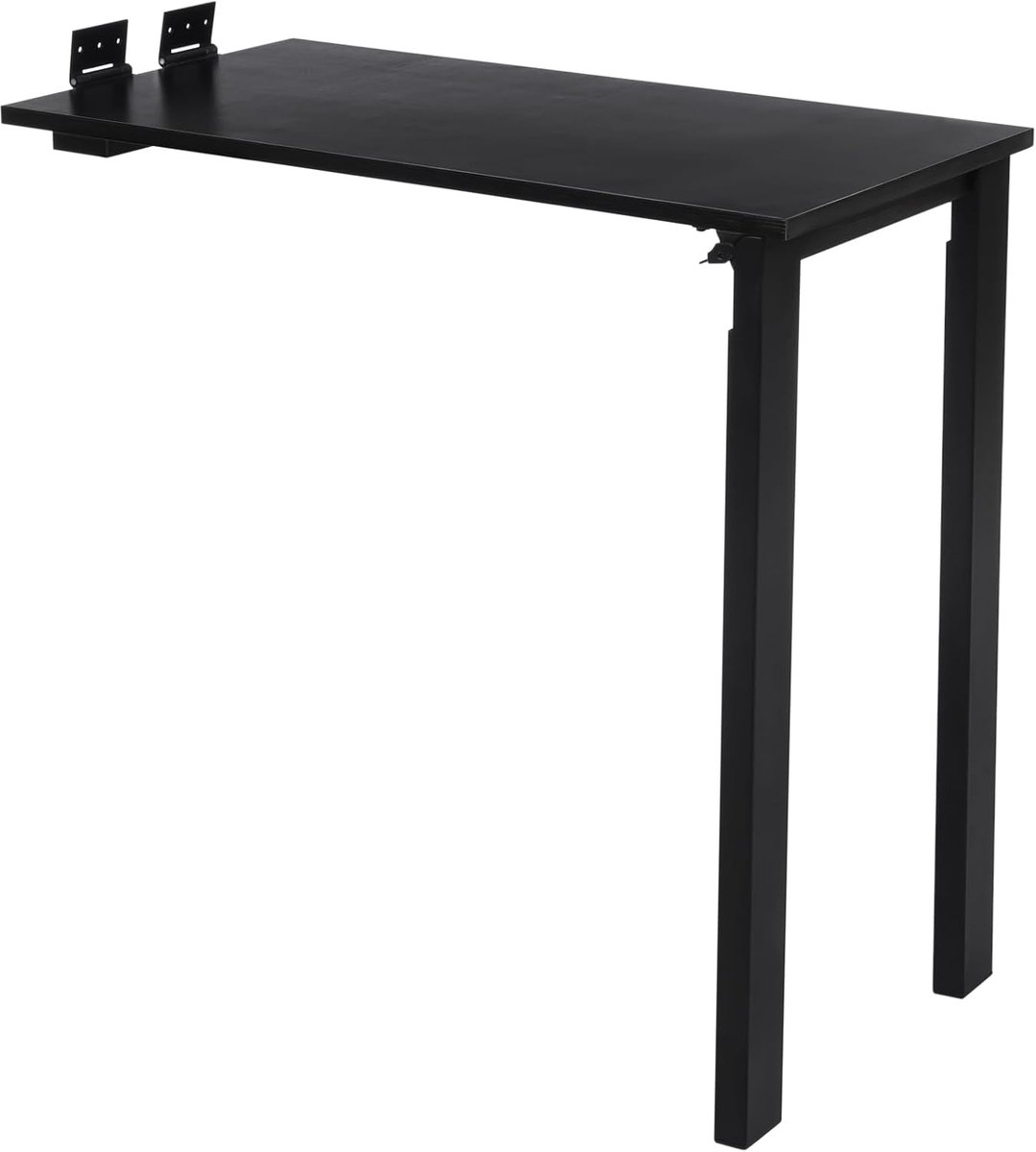 Inklapbare Buffettafel - Partytafel Balkontafel - Buiten Eten - Robuust Duurzaam Ontwerp - 74x40x74cm - Zwart