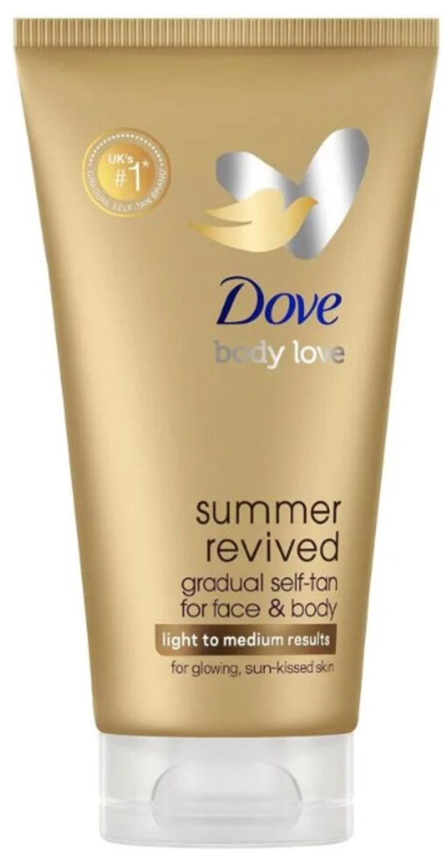 Dove Tanning Lotion Light To Medium - 6 x 75 ml - Voordeelverpakking