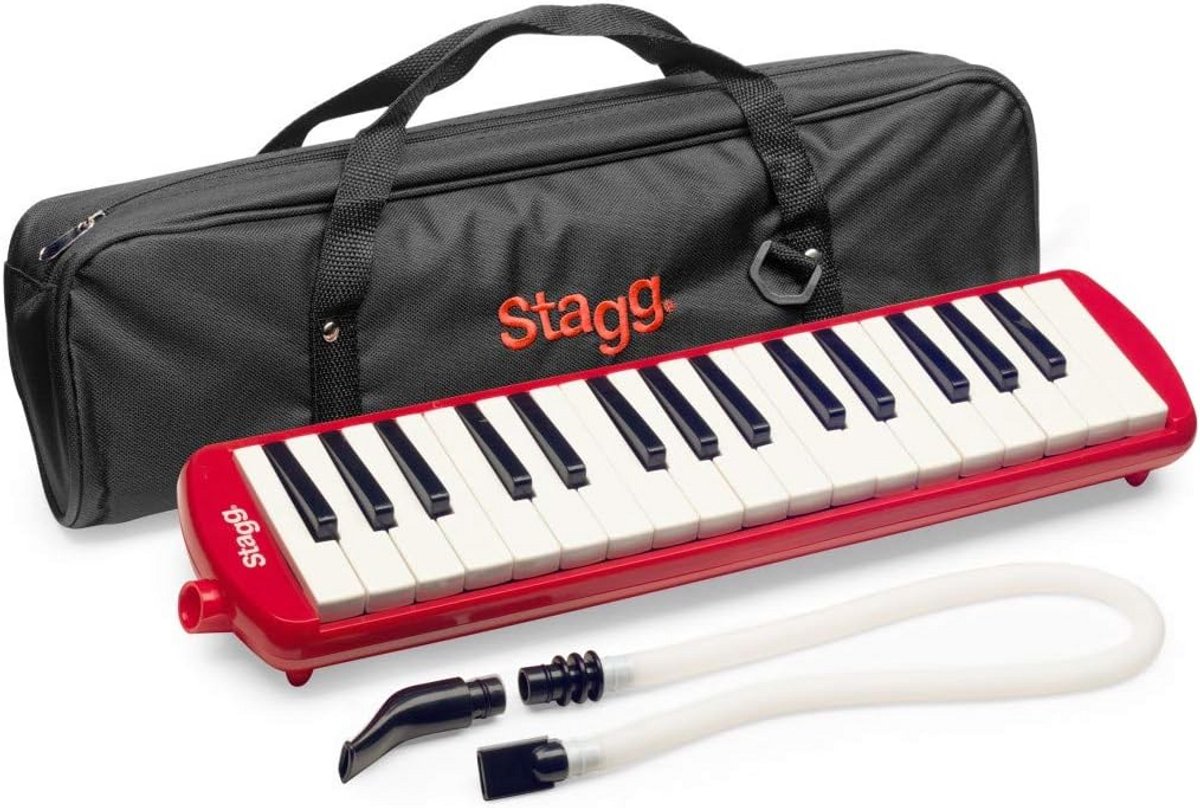 Melodica in Rood - 32 Toetsen Muziekinstrument voor Beginners en Gevorderden