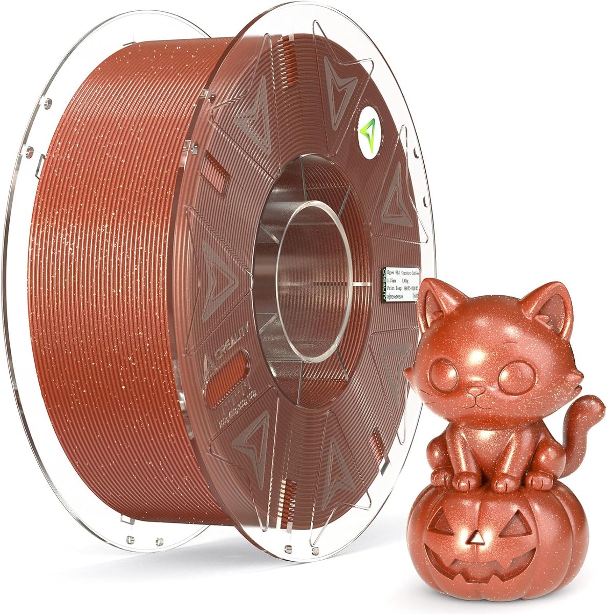 3D Printerfilament - PLA Glimmer - Creatieve Prints - Sterrenstof Effect - 1 kg - Koffiebruin