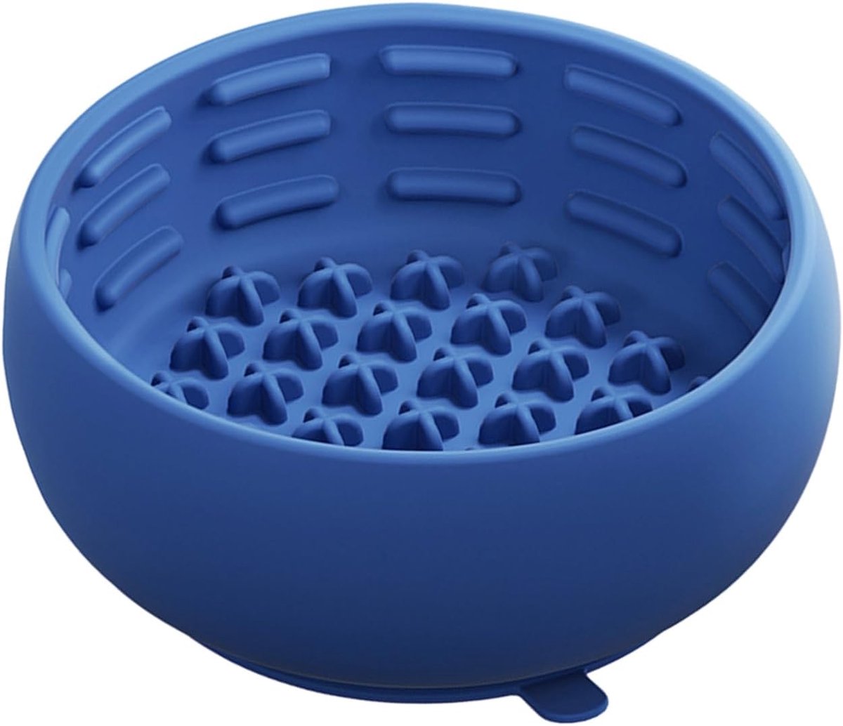 Slow Feeder Hondenvoerbak - Interactieve Voerbak - Gezond Eten - Antislip Siliconen Basis - 14.7 x 14.5 x 5.2 cm