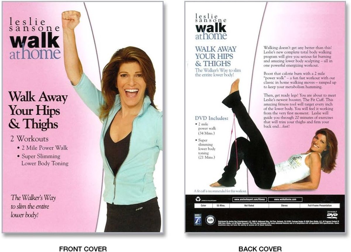 Thuis Workout DVD - Fitness Programma - Lichaamsbeweging Thuis - Gericht op Heupen Benen - 1.78 x 19.05 x 13.72cm