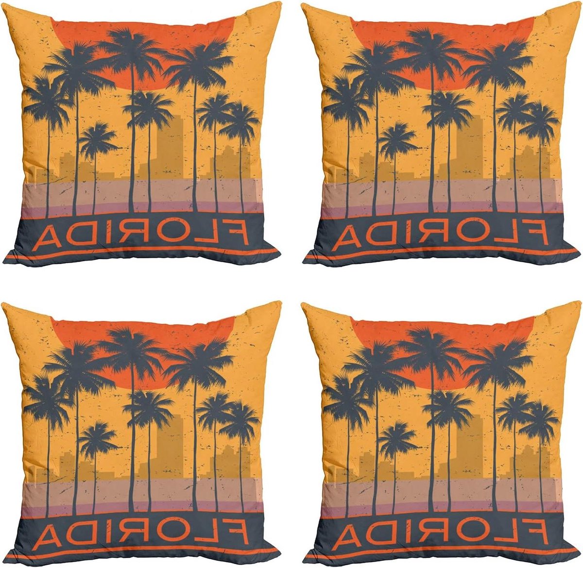 Sierkussenhoes Set - Kussenhoes Decoratief - Woonkamer Decoratie - Dubbelzijdig Bedrukt - 