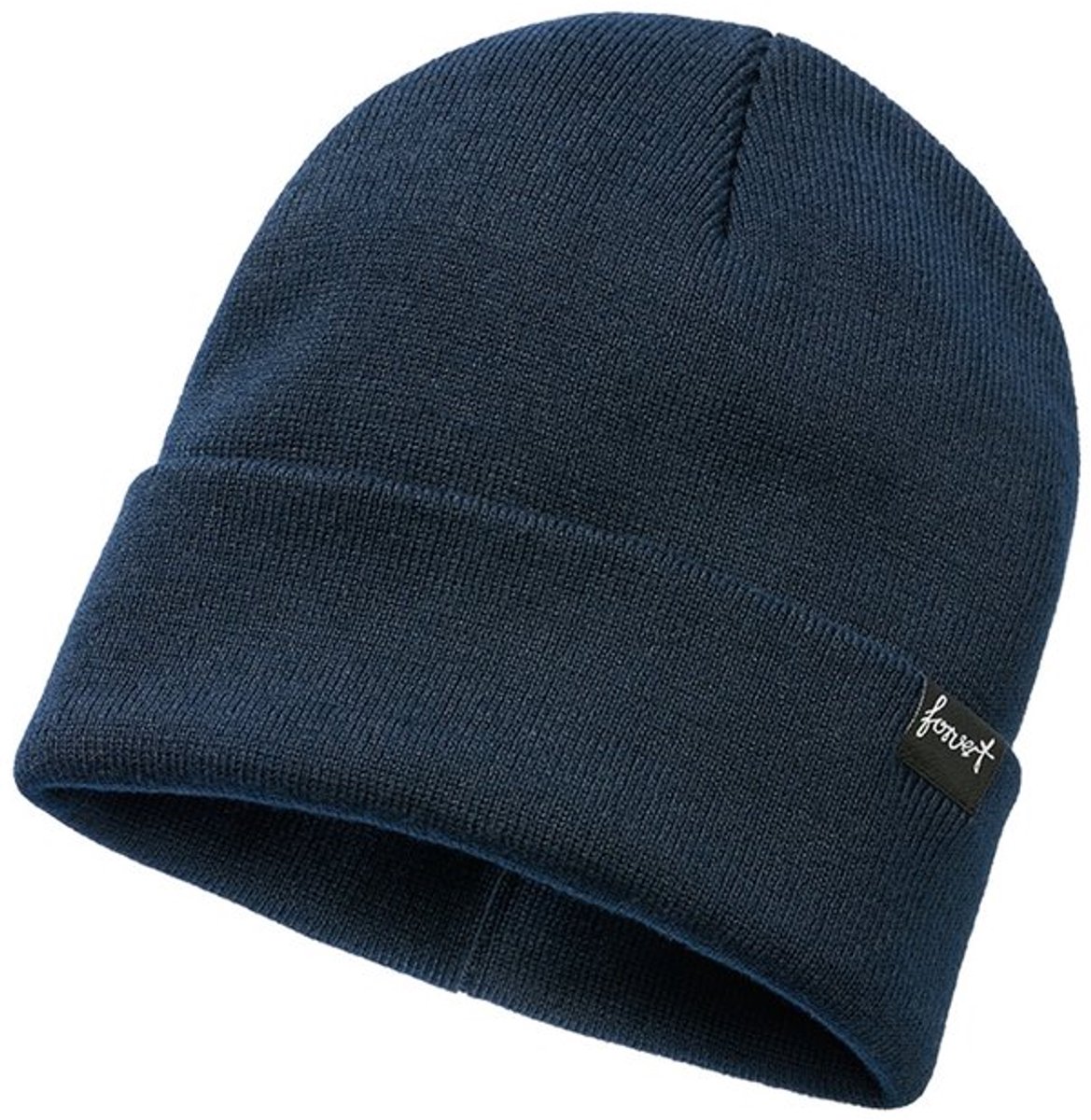 FORVERT - Maverick Rib Beanie Muts - Donkerblauw