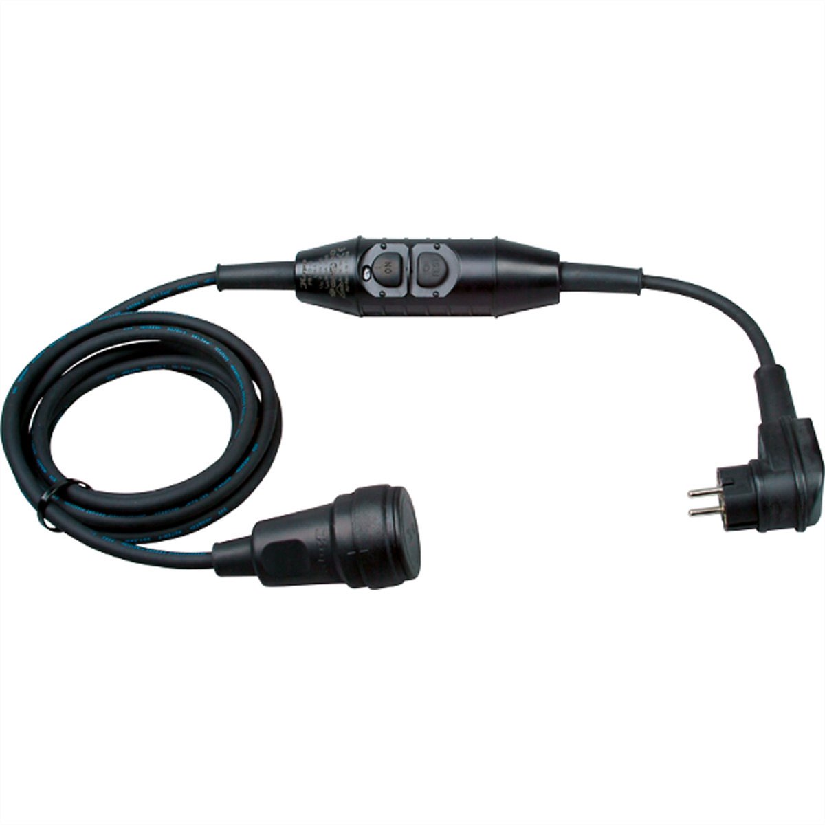 BACHMANN PRCD-S Lg: 3,15m 230V 16A 30mA, Randaardecontactverlenging H07RN-F 3G1,5 mm