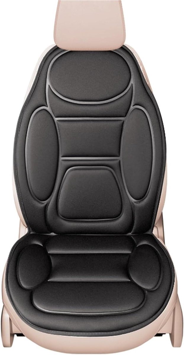 Stoelhoezen Universeel - Zitkussen Verwarming - Comfortabel Rijden - Universele Pasvorm - 12V - Zwart