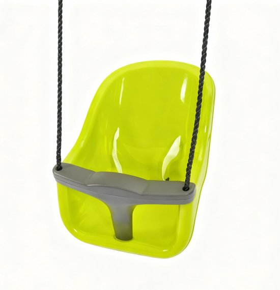 Babyschommel - Kinderschommel - Buiten Spelen - Ergonomische Zitting - Tot 25 kg - Groen — afbeelding 3
