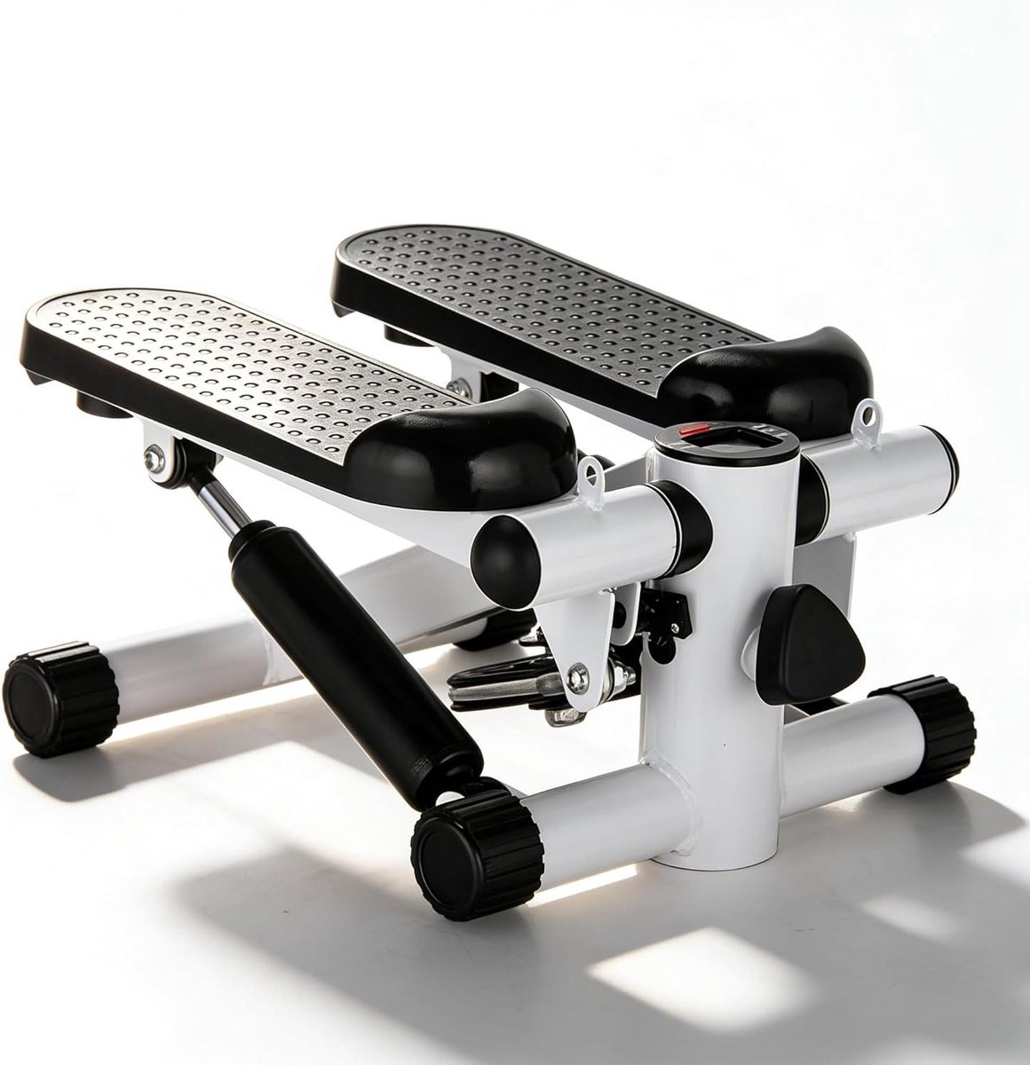 Mini Stappenmachine - Compacte Stepper - Thuisfitness Cardio - Verstelbare Weerstand - Tot 130kg - Zwart