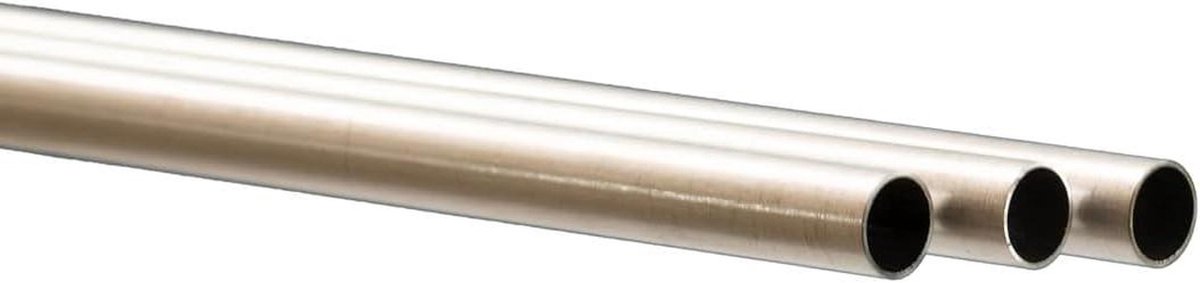 Aluminium buis - Metaalprofiel - Modelbouw - Dunwandig - 100 cm - Zilver